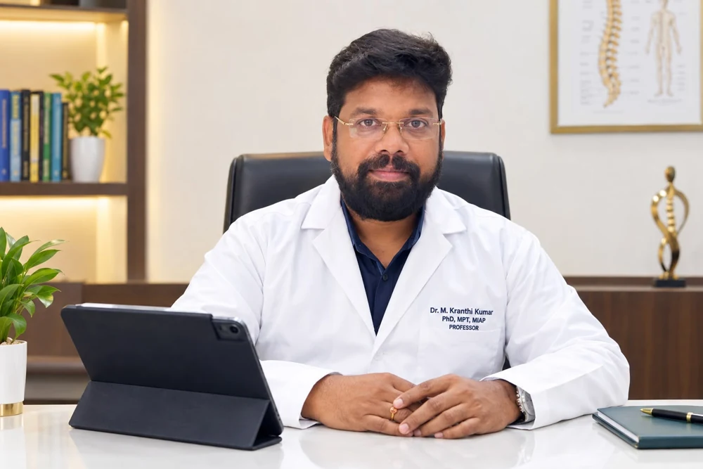 Dr. M. Kranthi Kumar, Senior Physiotherapist
